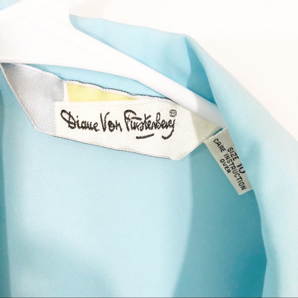 VINTAGE DIANE VON FURSTENBERG BUTTON DOWN SHIRT - Picture 6 of 7